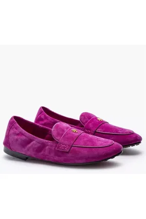 Tory Burch Sko, Dame, Lyserød, 36 EU, Læder, Ballet Loafer i Fuchsia