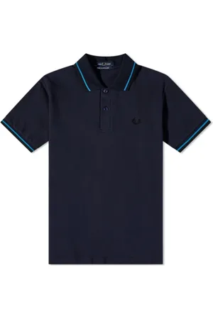 Fred Perry Top, Herre, Blå, 4XS, Bomuld, Klassisk Polo Shirt