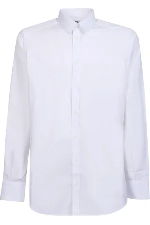 Dolce & Gabbana Skjorte, Herre, Hvid, 2XL, Bomuld, Klassisk Hvid Skjorte til Mænd