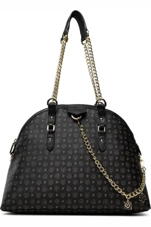 Pollini Taske, Dame, Sort, ONE SIZE, Uld, Stilfuld Weekendtaske