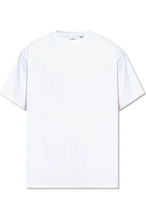Burberry Top, Herre, Hvid, XL, Bomuld, Tempah T-shirt med logo