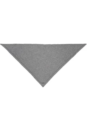 LALA BERLIN Tilbehør, Dame, Grå, ONE SIZE, Cashmere, Solid Logo Cashmere Tørklæde