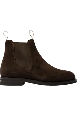 Scarosso Sko, Herre, Brun, 43 EU, Suede, William III Suede Støvler