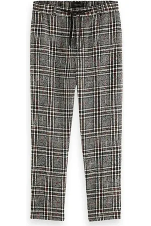 Scotch&Soda Bukser, Herre, Grå, W34, Uld, Ternede Bukser