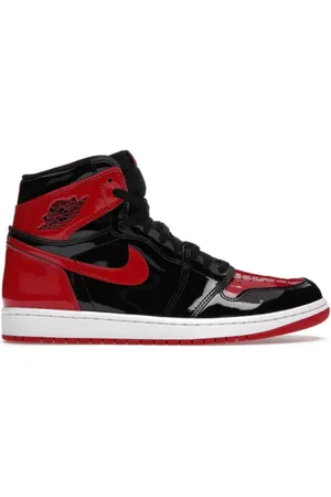 Jordan Sko, Herre, Rød, 40 1/2 EU, Læder, Retro High Bred Sneakers