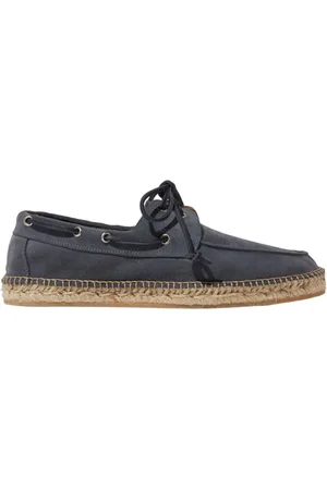 Scarosso Sko, Herre, Grå, 45 EU, Suede, Grå Suede Bådsko Espadriller