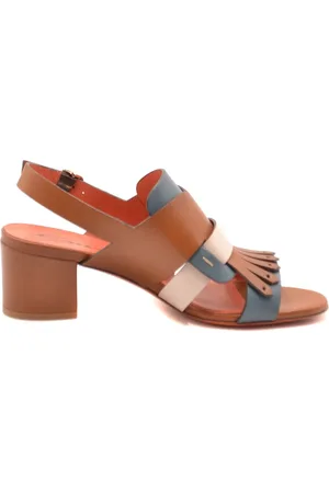 santoni Sko, Dame, Flerfarvet, 36 1/2 EU, Læder, Højhælede sandaler