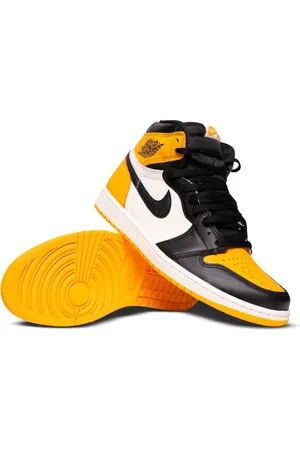 Jordan Sko, Herre, Gul, 42 EU, Retro I Taxi Sneakers