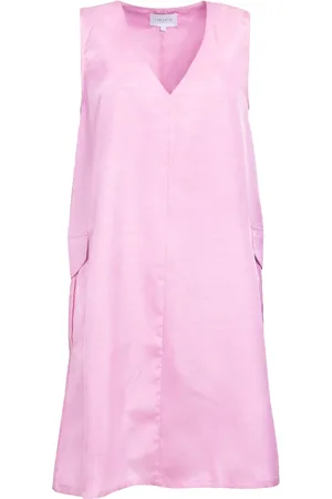 Liberté Kjole, Dame, Lyserød, 2XL, Polyester, Ærmeløs Lilla Spencer Kjole