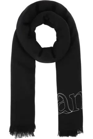 Alexander McQueen Tilbehør, Dame, Sort, ONE SIZE, Cashmere, Luksuriøst Cashmere Tørklæde til Modebevidste Kvinder