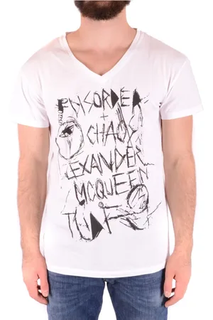Alexander McQueen Top, Herre, Hvid, XS, 9604up602012 T-shirt, Hvid, Ss18, MCQ Logo