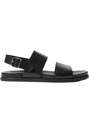 Scarosso Sko, Herre, Sort, 40 EU, Læder, Antonio Lukkede Sandaler