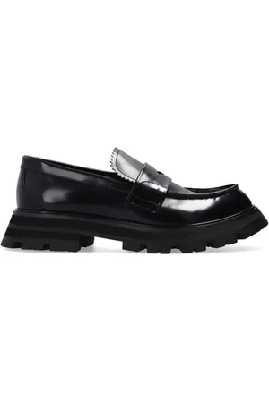Alexander McQueen Sko, Dame, Sort, 39 EU, Læder, Sorte Wander Loafers