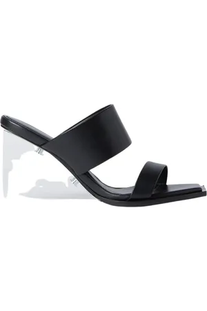Alexander McQueen Sko, Dame, Sort, 37 EU, Læder, Shard Højhælede Sandaler