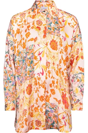 Liberté Bluser & Skjorter, Dame, , L, Polyester, Mimi LS Skjorte - Mix, Patchwork Design