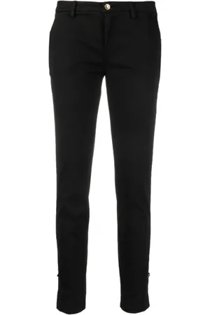 Liu Jo Bukser, Dame, Sort, W26, Bomuld, Slim-fit Bukser med Hæl