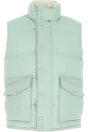 Alexander McQueen Jakke, Herre, Grøn, L, Uld, Quiltet Ærmeløs Jakke