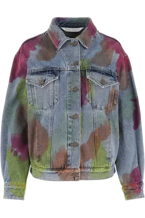 Palm Angels Jakke, Dame, Blå, XS, Denim, Denimjakke