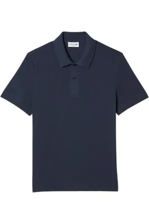 Lacoste Top, Herre, Blå, 2XL, Uld, Stilfuld Polo Shirt