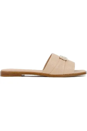 Salvatore Ferragamo Sko, Dame, , 35 1/2 EU, Læder, Luksus Læder Sliders til Kvinder