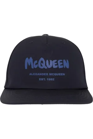 Alexander McQueen Tilbehør, Herre, Blå, M, Marineblå Logo Baseball Cap