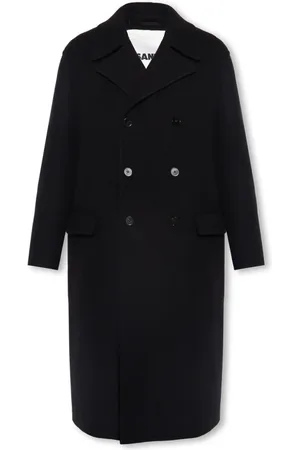 Jil Sander Frakke, Herre, Sort, M, Uld, Uldfrakke