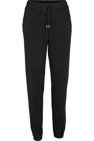 Basicapparel Bukser, Dame, Sort, 3XL, Bomuld, Maje Sweatpants til kvinder - Sort