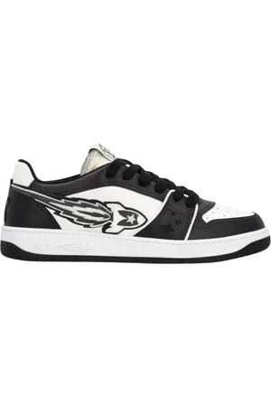 ENTERPRISE JAPAN Sko, Dame, Sort, 44 EU, Uld, Urban-inspireret Rocket M Low Sneaker