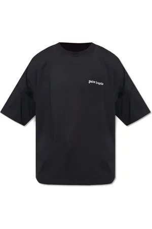 Palm Angels Top, Herre, Sort, XS, Bomuld, T-shirt med Logo