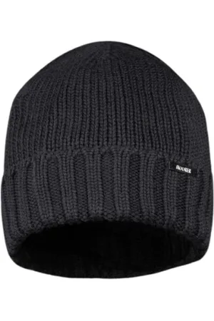 MOORER Tilbehør, Dame, Sort, ONE SIZE, Uld, Blød Merinould Beanie med Oversize Volumen