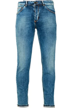 PT Torino Jeans, Herre, Blå, W30, Denim, Lys Denim Tapered Fit Jeans