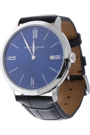 Baume et Mercier Tilbehør, Herre, Blå, ONE SIZE, Læder, Ure