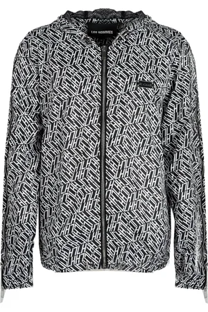 Les Hommes Sweathshirts & Hoodies, Herre, Sort, 2XL, Herrejakke