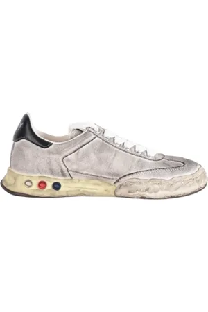 MIHARA YASUHIRO Sko, Herre, Hvid, 41 EU, Bomuld, Canvas Herbie Sneakers