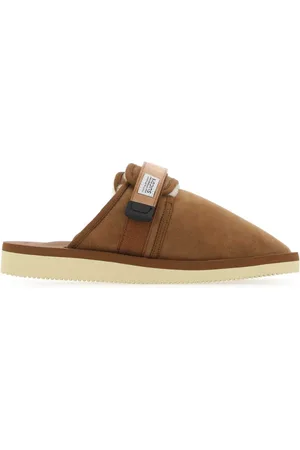 SUICOKE Sko, Herre, Brun, 38 EU, Suede, Suede Zavo Slippers til moderne mænd