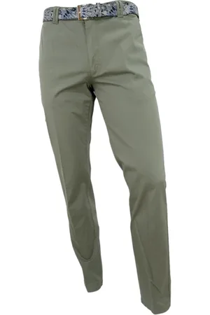 Meyer Bukser, Herre, Grøn, 2XL, Bomuld, Pantalone 1-3117/26