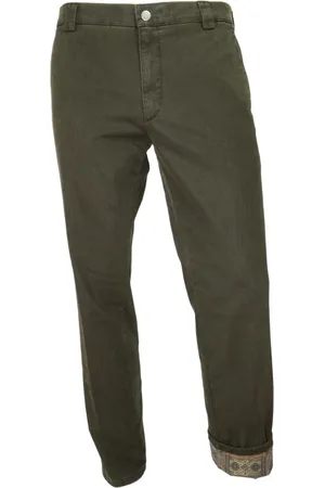 Meyer Bukser, Herre, Grøn, W27, Bomuld, Herrebukser Mod. Rom Chino 2 - 3915/29