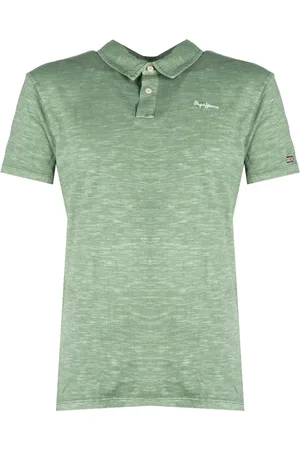 Pepe Jeans Top, Herre, Grøn, S, Bomuld, ; Barney; Polo t -shirt