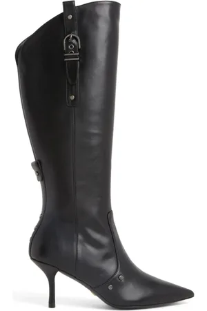 Stuart Weitzman Sko, Dame, Sort, 38 1/2 EU, Maverick 75 Støvle