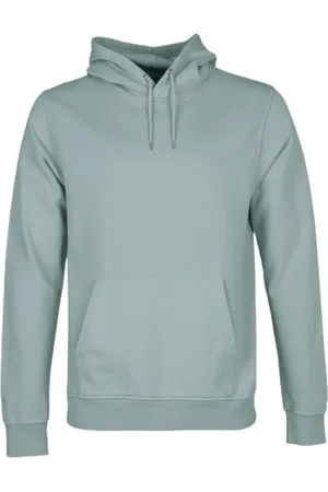 Colorful Standard Sweathshirts & Hoodies, Herre, Blå, S, Klassisk organisk hætte