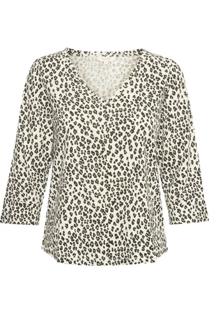 Part Two Top, Dame, Sort, 2XL, Uld, Komfortabel og stilfuld 3/4-ærmet T-shirt