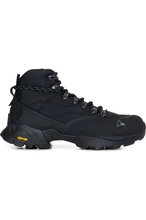 ROA Sko, Herre, Sort, 41 EU, Nylon, Sorte Sneakers med Vibram® Megagrip Ydersål