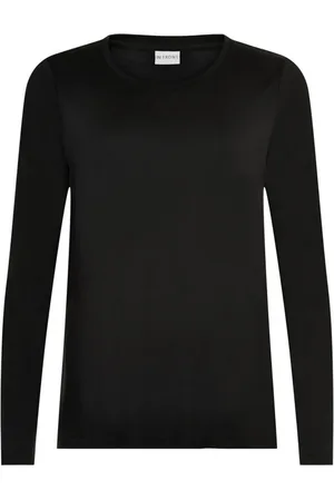 In Front Top, Dame, Sort, 2XL, Polyester, Nina langærmet T-shirt 14556