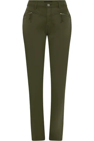 C.ro Jeans, Dame, Grøn, 3XL, Bomuld, Cro Macy Bukser 6013/440 452-Dark Army