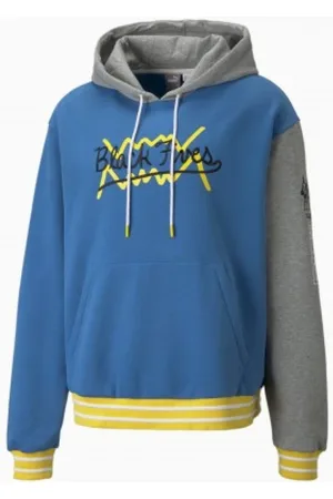 PUMA Sweathshirts & Hoodies, Herre, Blå, M, Sort 5`s Stjerne Hoodie