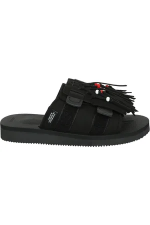 SUICOKE Sko, Herre, Sort, 38 EU, Læder, Frynsesandaler