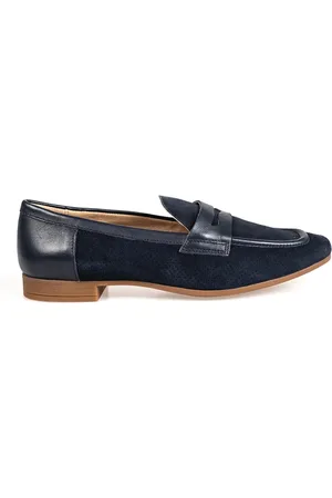 Geox Sko, Dame, Blå, 36 1/2 EU, Læder, ; Marlyna C; Loafers