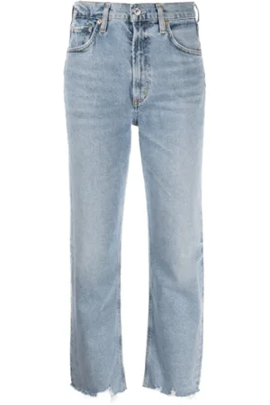 Citizens of Humanity Jeans, Dame, Blå, W26, Bomuld, Straight Jeans