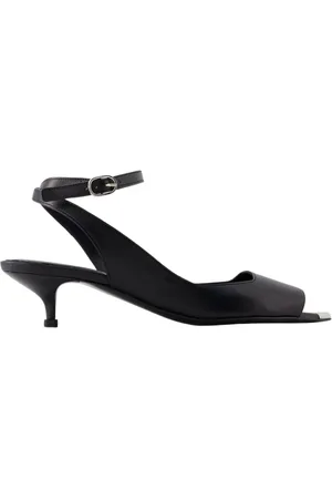 Alexander McQueen Sko, Dame, Sort, 37 EU, Læder, Punk Sandaler - Læder - Sort/Sølv
