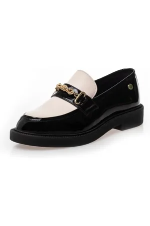 Copenhagen Shoes Sko, Dame, Sort, 40 EU, Uld, My Life Loafers - Beige/Sort